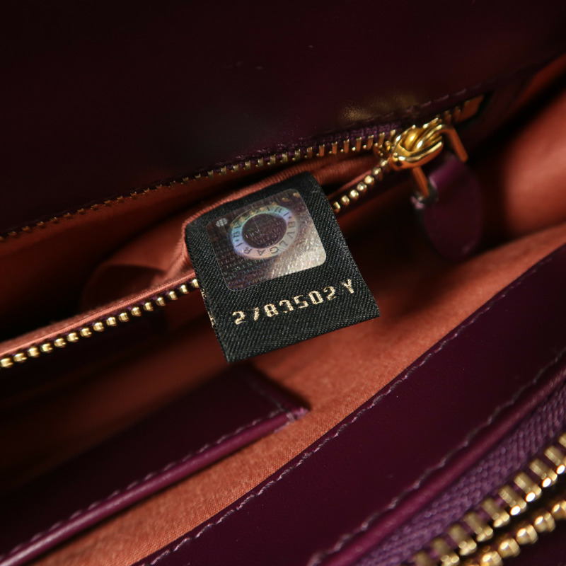 BVLGARI 牛皮皮革Serpenti Forever鏈帶肩背袋-7