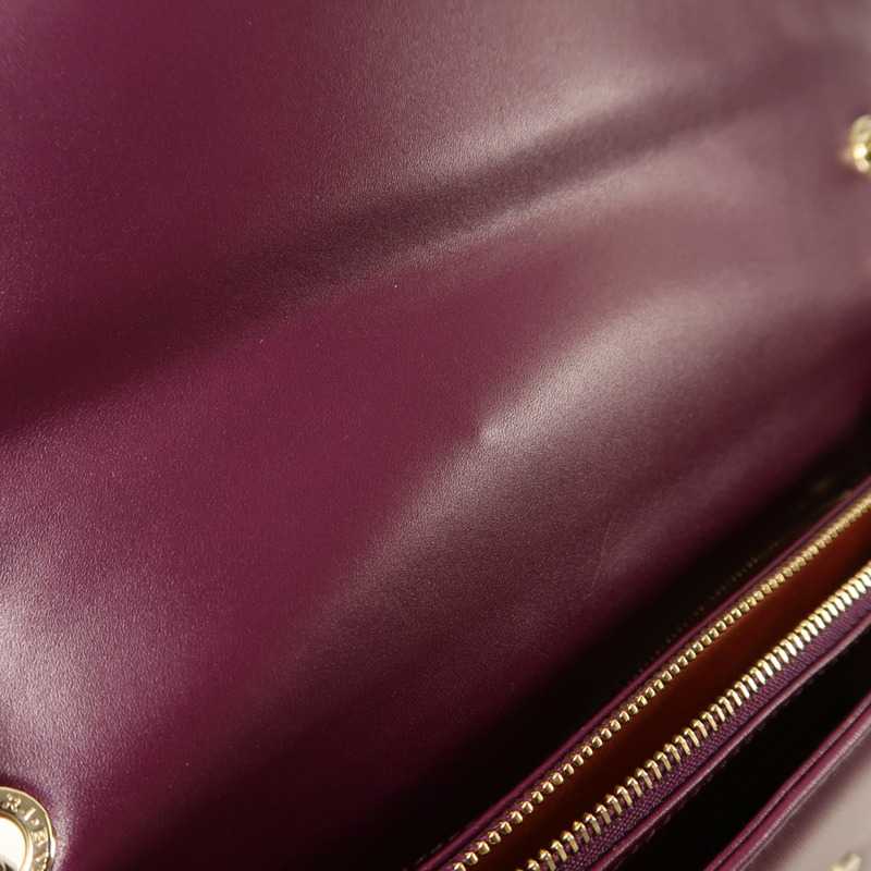 BVLGARI 牛皮皮革Serpenti Forever鏈帶肩背袋-19