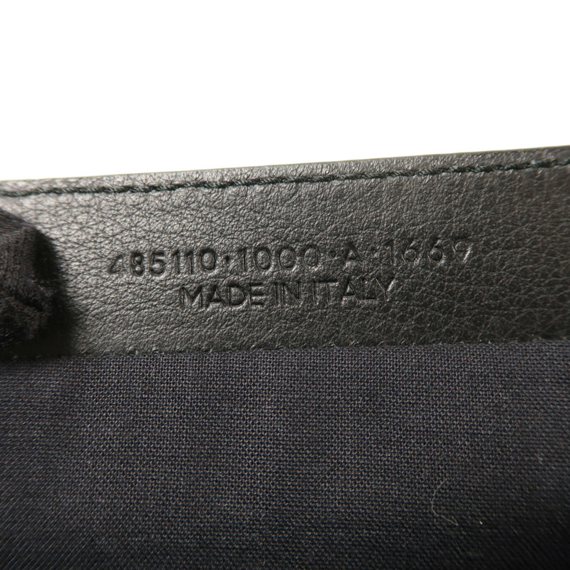 BALENCIAGA 牛皮皮革Clutch Bag銀扣手拿包-6