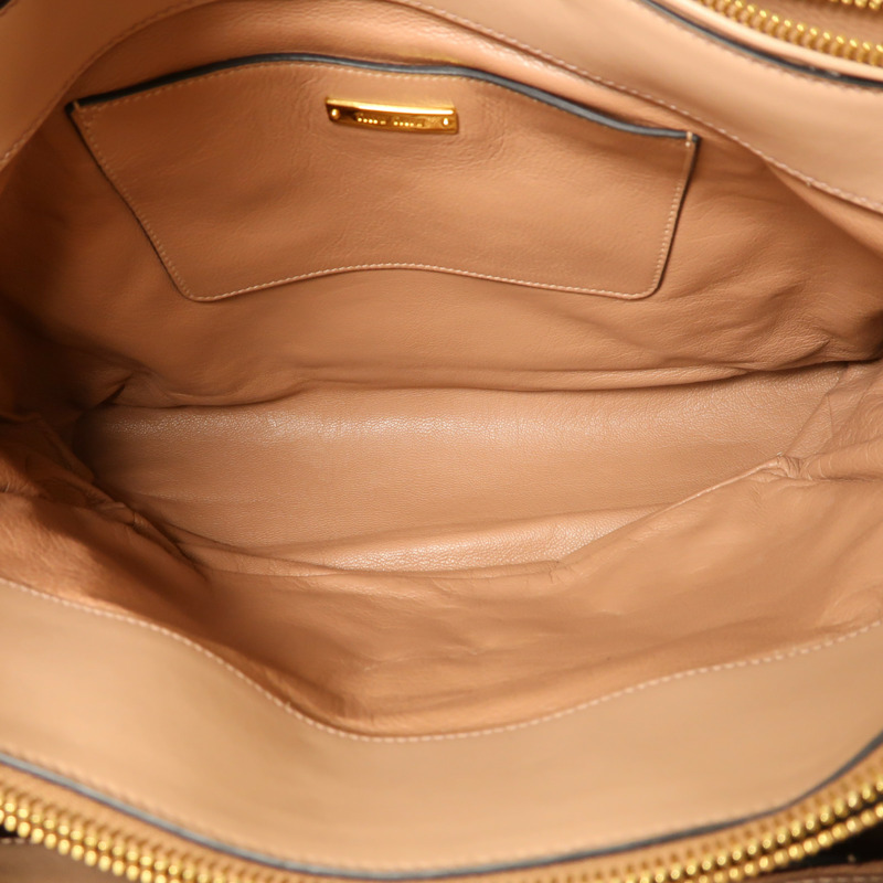 Miu Miu 牛皮皮革2 Way Shoulder金扣手挽肩背兩用袋-5