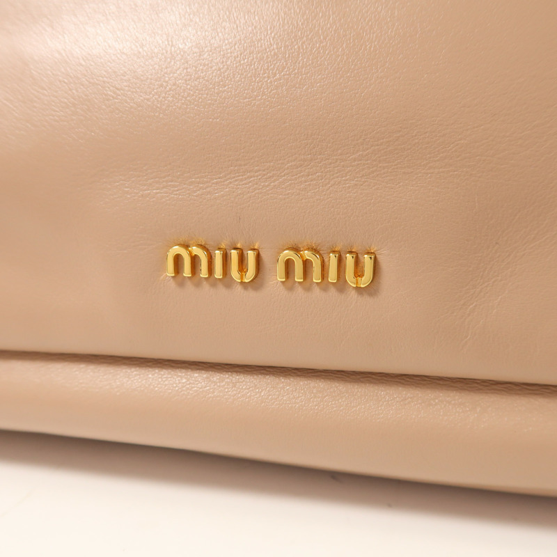 Miu Miu 牛皮皮革2 Way Shoulder金扣手挽肩背兩用袋-20