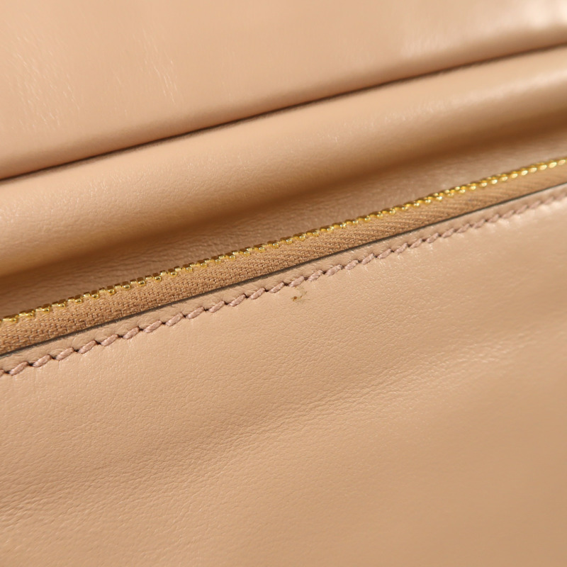 Miu Miu 牛皮皮革2 Way Shoulder金扣手挽肩背兩用袋-22