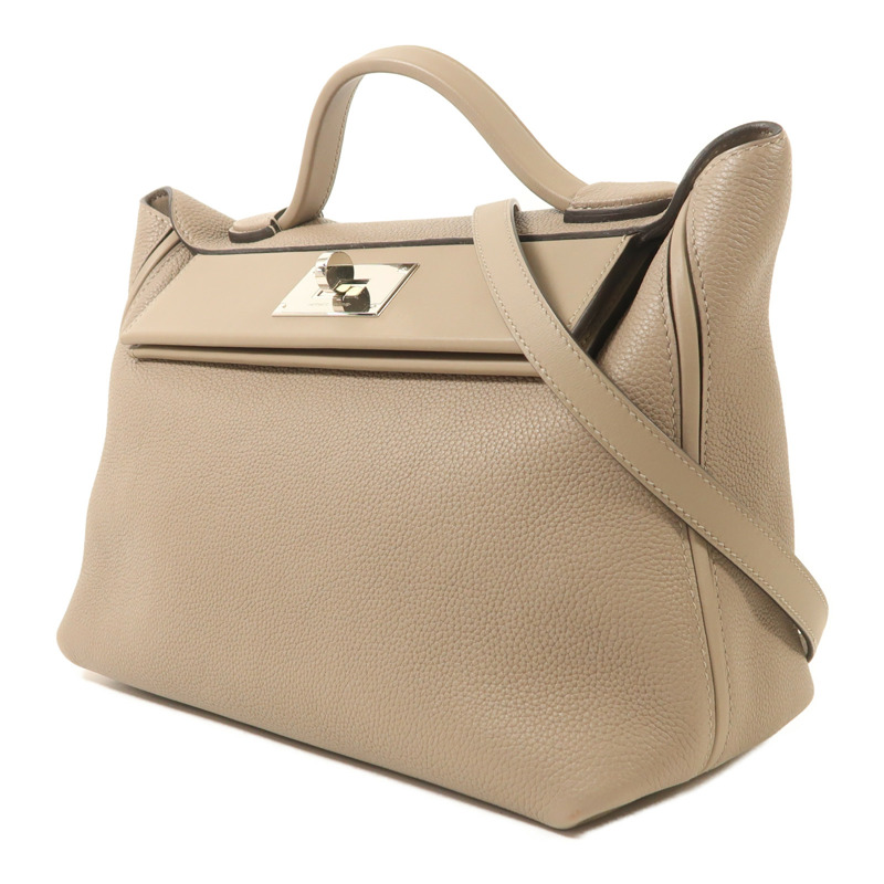 HERMES 24/24 29cm手挽肩背兩用袋Gris Asphalte-2