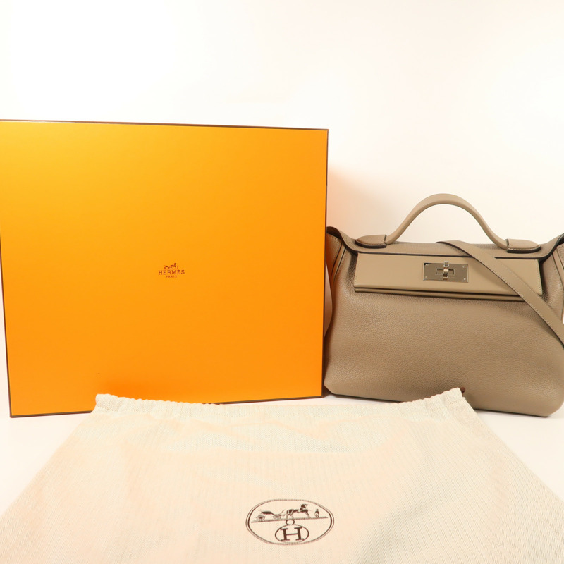 HERMES 24/24 29cm手挽肩背兩用袋Gris Asphalte-8
