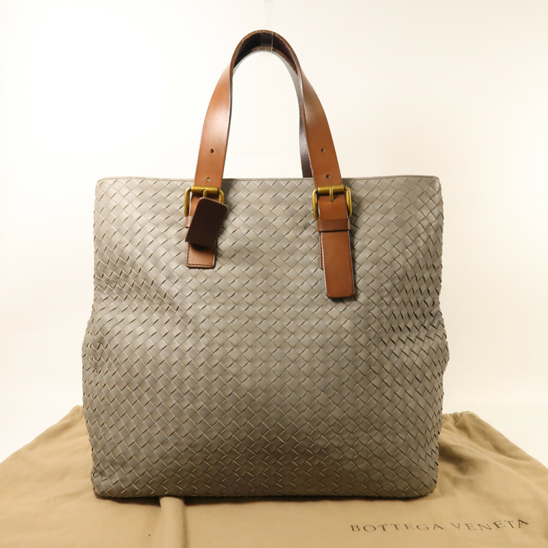 BOTTEGA VENETA 羊皮皮革Intrecciato Tote Bag手挽袋-8