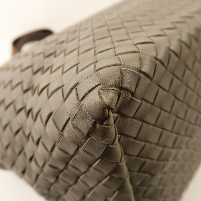 BOTTEGA VENETA 羊皮皮革Intrecciato Tote Bag手挽袋-12