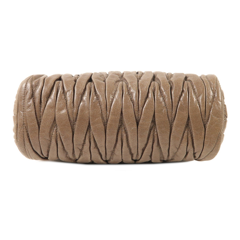 Miu Miu 牛皮皮革Shoulder Bag金扣肩背袋-3