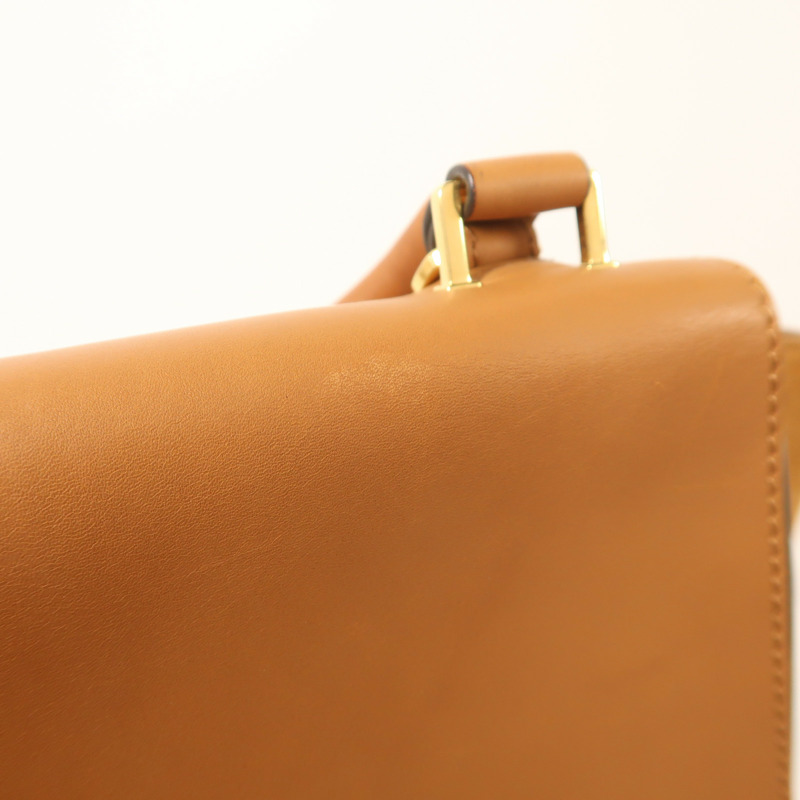 CELINE 牛皮皮革/麂皮皮革Trapeze金扣手挽肩背兩用袋-18