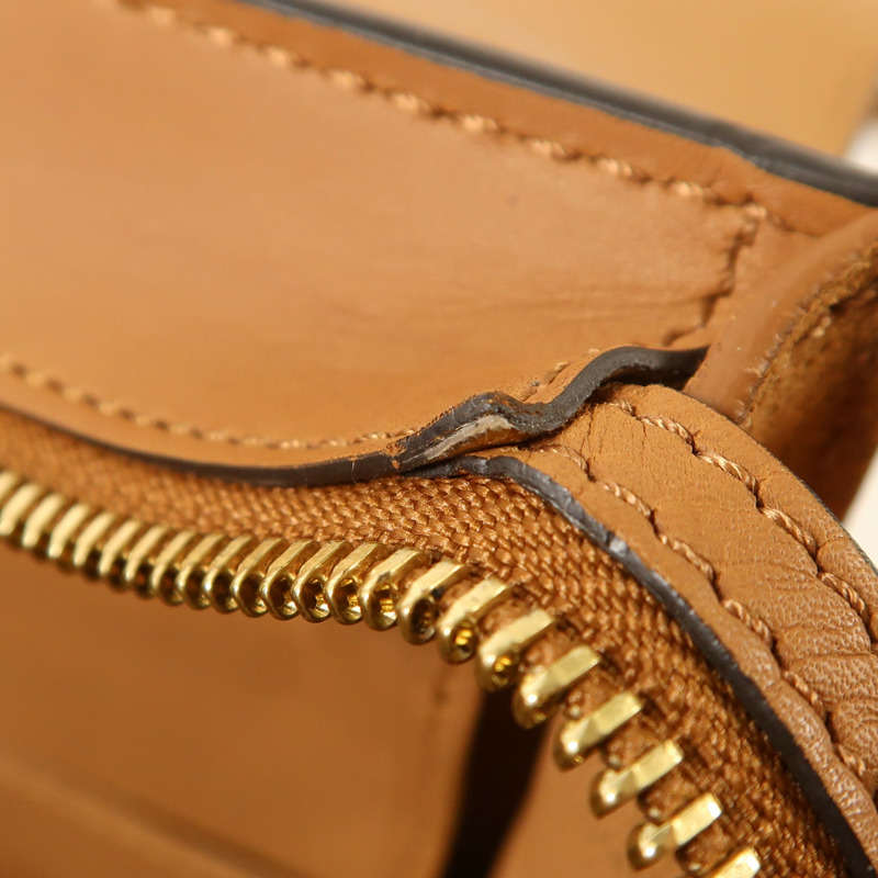 CELINE 牛皮皮革/麂皮皮革Trapeze金扣手挽肩背兩用袋-23