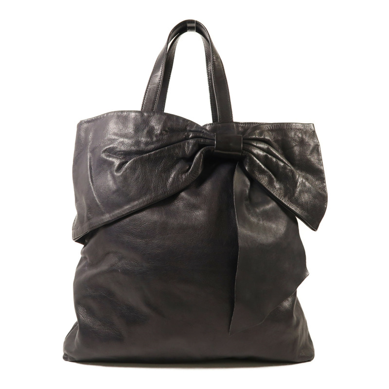 Valentino 牛皮皮革Tote Bag手挽袋-0