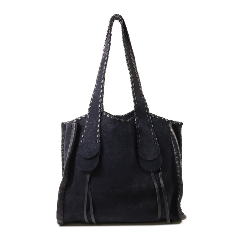 Chloe 麂皮皮革/牛皮皮革Monty Tote Bag肩背袋-1