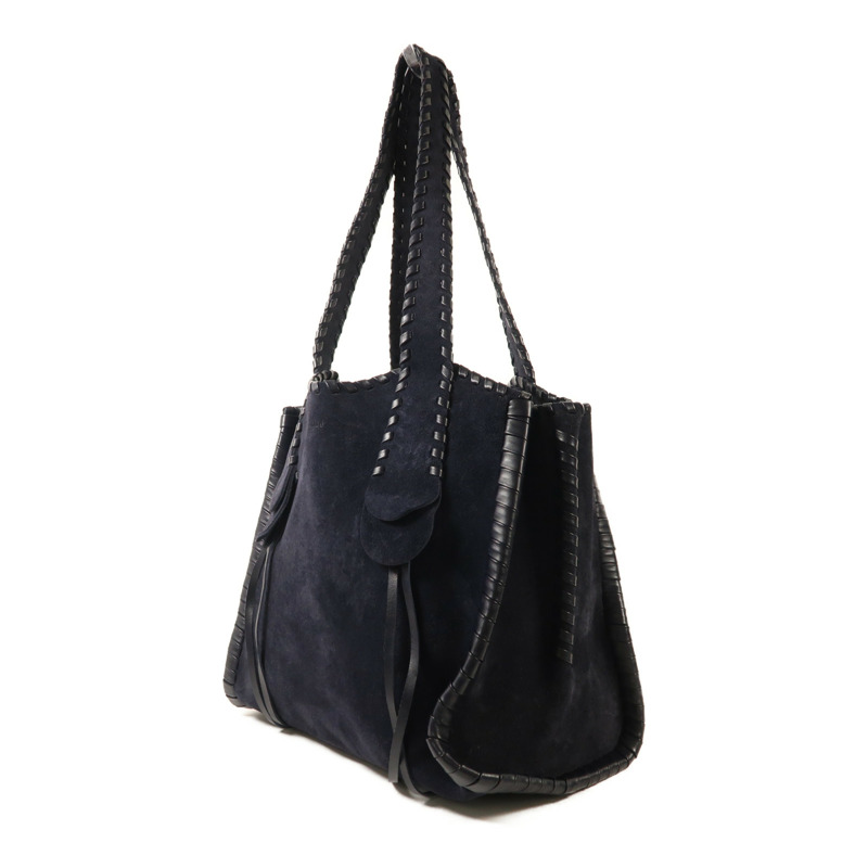 Chloe 麂皮皮革/牛皮皮革Monty Tote Bag肩背袋-2