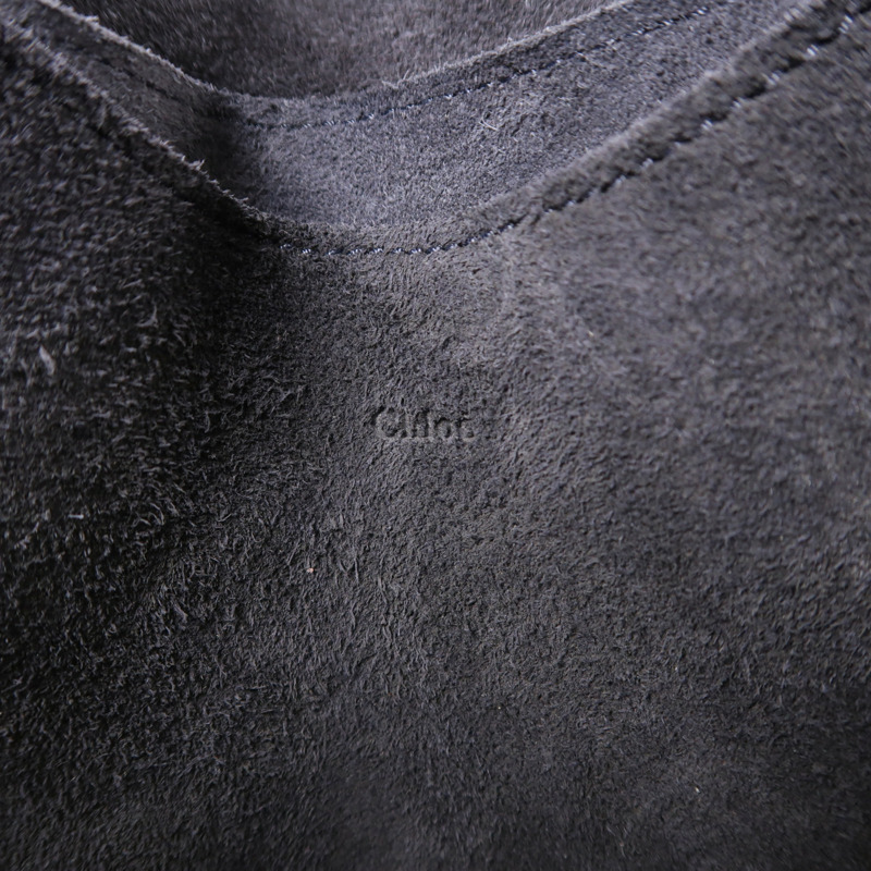 Chloe 麂皮皮革/牛皮皮革Monty Tote Bag肩背袋-5