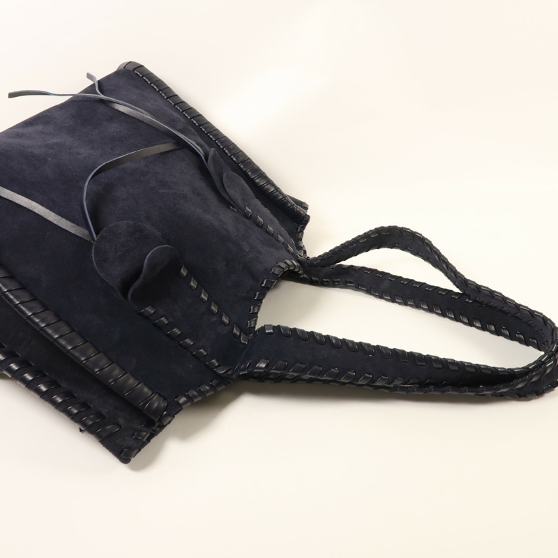 Chloe 麂皮皮革/牛皮皮革Monty Tote Bag肩背袋-10