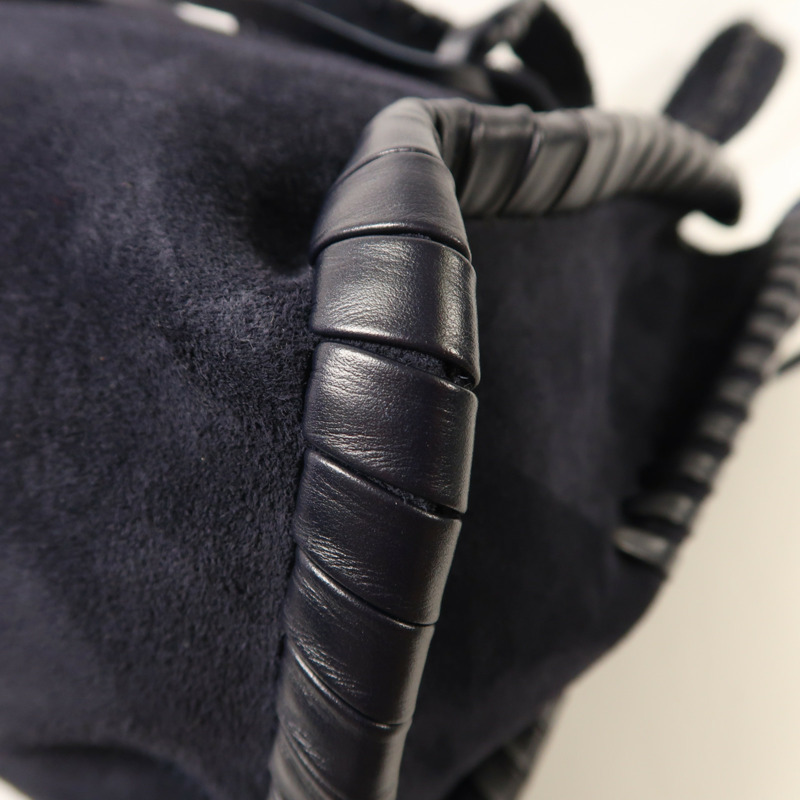 Chloe 麂皮皮革/牛皮皮革Monty Tote Bag肩背袋-14