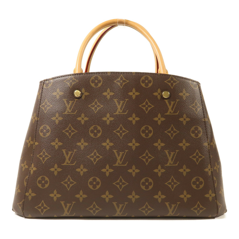 LOUIS VUITTON Monogram Montaigne MM金扣手挽肩背兩用袋-1