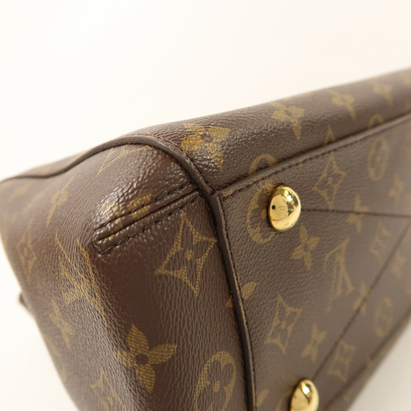 LOUIS VUITTON Monogram Montaigne MM金扣手挽肩背兩用袋-13