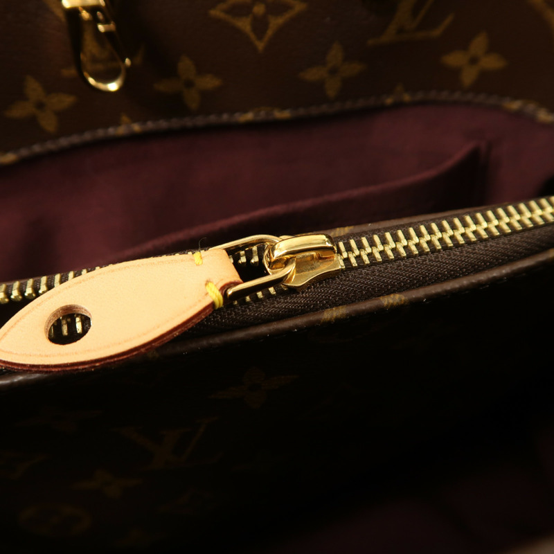 LOUIS VUITTON Monogram Montaigne MM金扣手挽肩背兩用袋-16