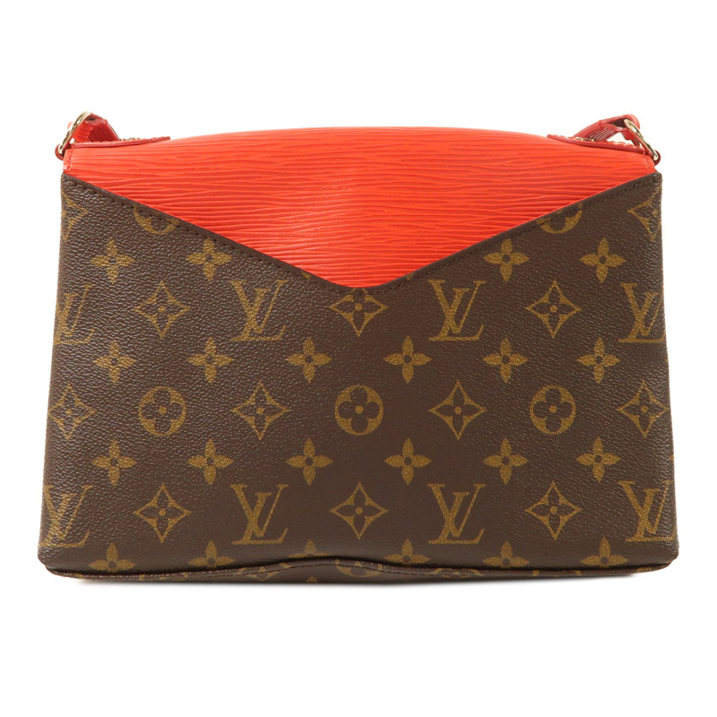 LOUIS VUITTON Monogram/Epi Saint Michel銀扣肩背袋-1