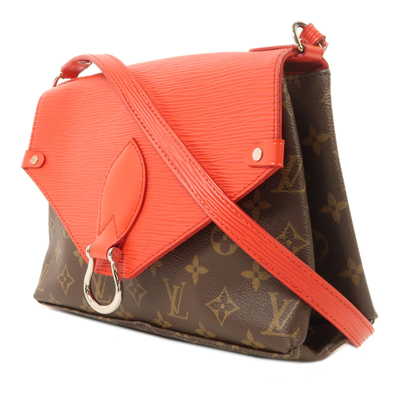 LOUIS VUITTON Monogram/Epi Saint Michel銀扣肩背袋-2