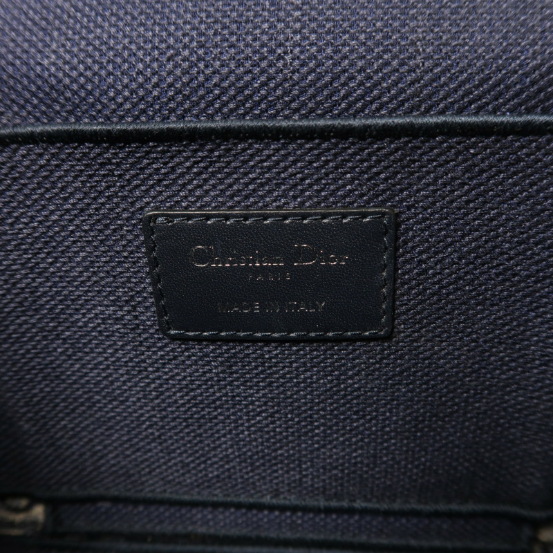 Dior 帆布Travel Vanity Case銀扣手挽袋-5