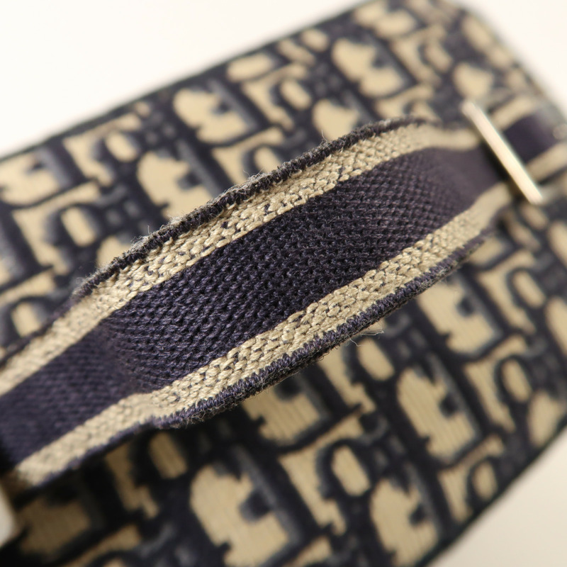 Dior 帆布Travel Vanity Case銀扣手挽袋-13