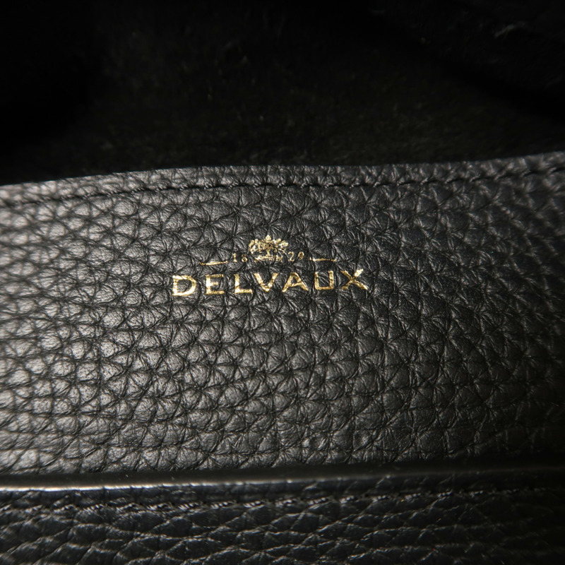 Delvaux 牛皮皮革Cool Box MM金扣手挽肩背兩用袋-5