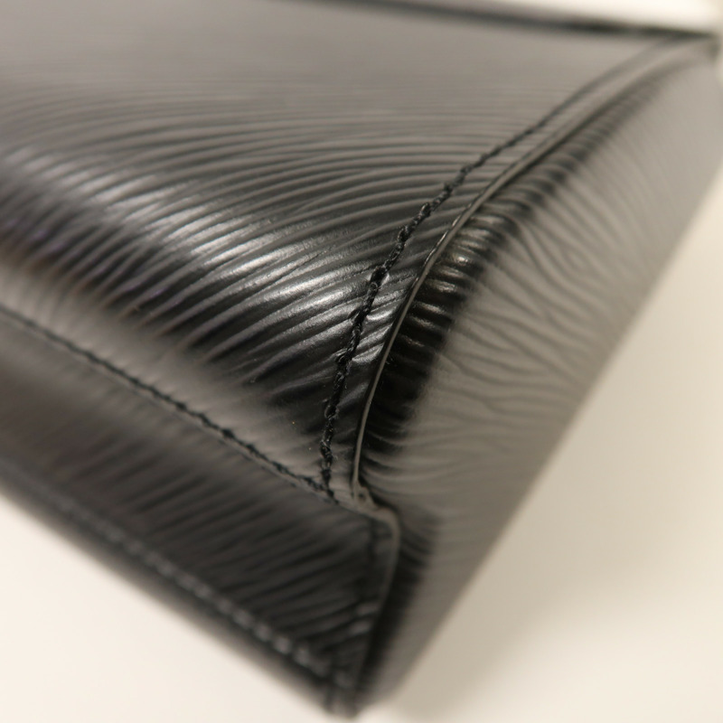 LOUIS VUITTON Epi Twist MM銀扣鏈帶肩背袋-11