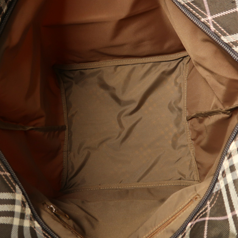 BURBERRY 尼龍/牛皮皮革Tote Bag肩背袋-4