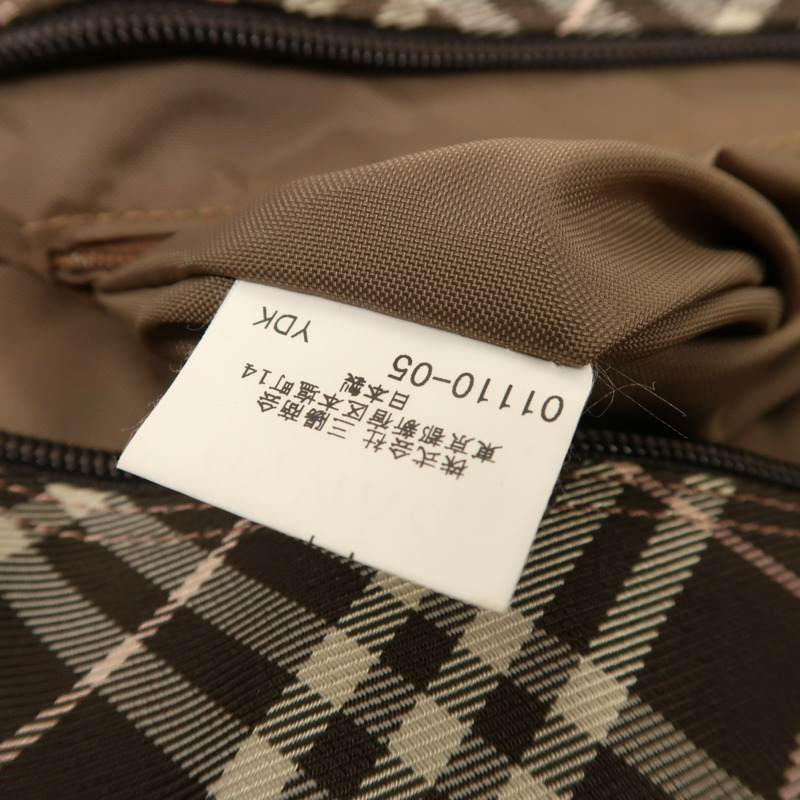 BURBERRY 尼龍/牛皮皮革Tote Bag肩背袋-7