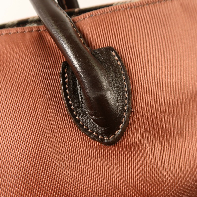 BURBERRY 尼龍/牛皮皮革Tote Bag肩背袋-14