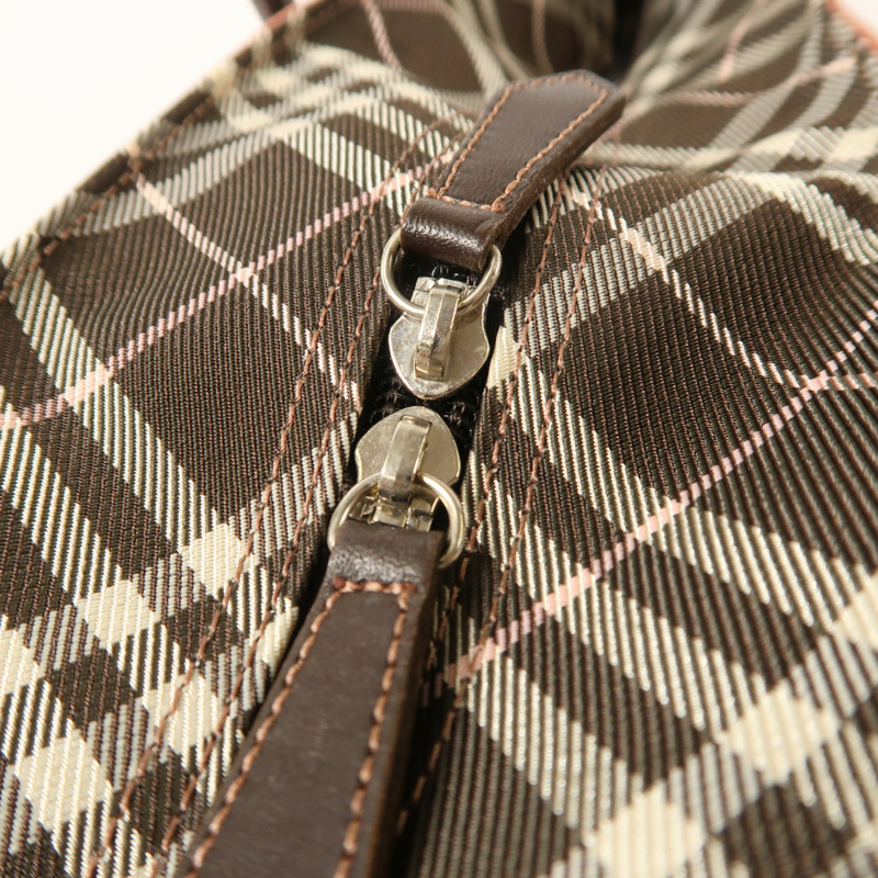 BURBERRY 尼龍/牛皮皮革Tote Bag肩背袋-15