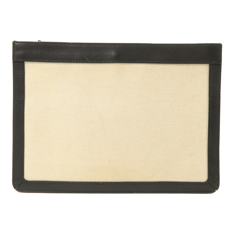 BALENCIAGA 帆布Navy Pochette銀扣肩背袋-1