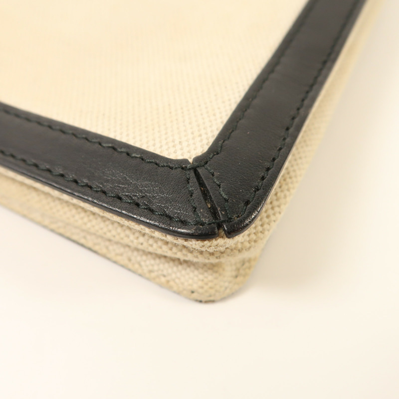 BALENCIAGA 帆布Navy Pochette銀扣肩背袋-11