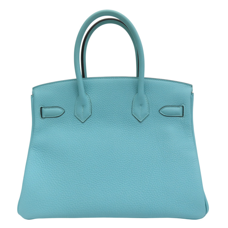 環礁藍 Togo牛皮 Birkin 30 柏金包 手提包 T刻 金釦【HERMES 愛馬仕】-1