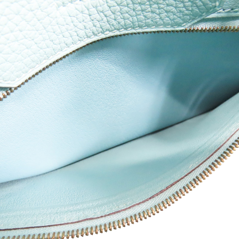 環礁藍 Togo牛皮 Birkin 30 柏金包 手提包 T刻 金釦【HERMES 愛馬仕】-6