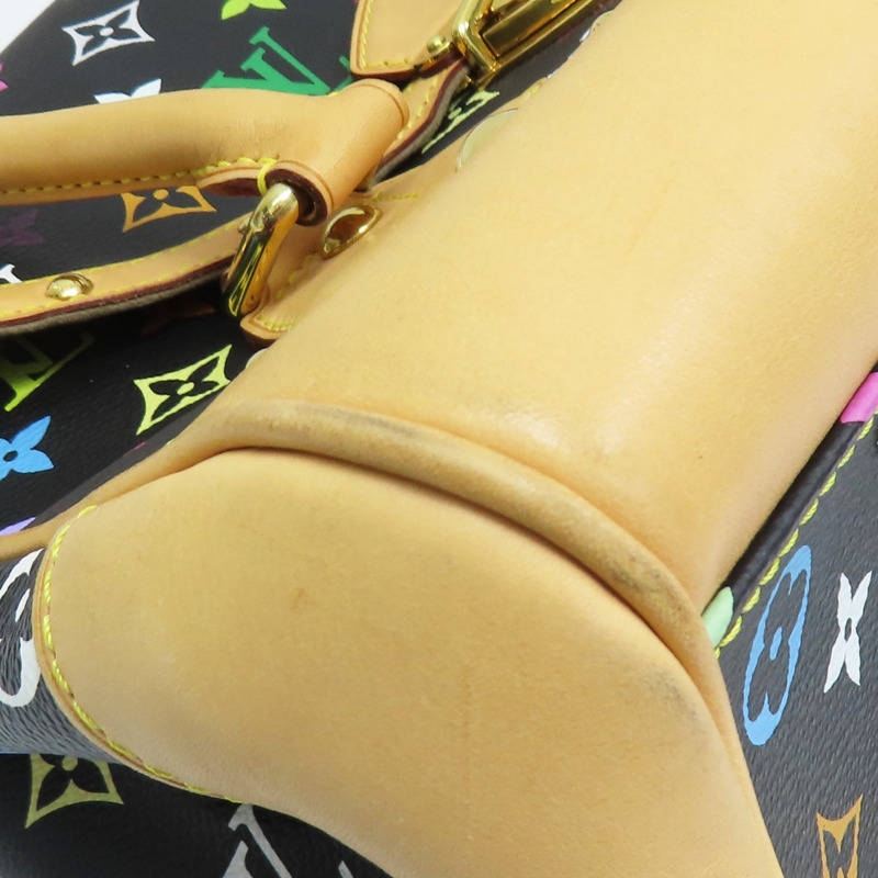 黑彩 原花帆布 村上隆 Beverly GM 肩背包【LOUIS VUITTON LV 路易威登】 M40202-10