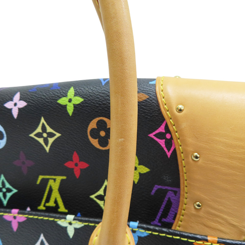 黑彩 原花帆布 村上隆 Beverly GM 肩背包【LOUIS VUITTON LV 路易威登】 M40202-15