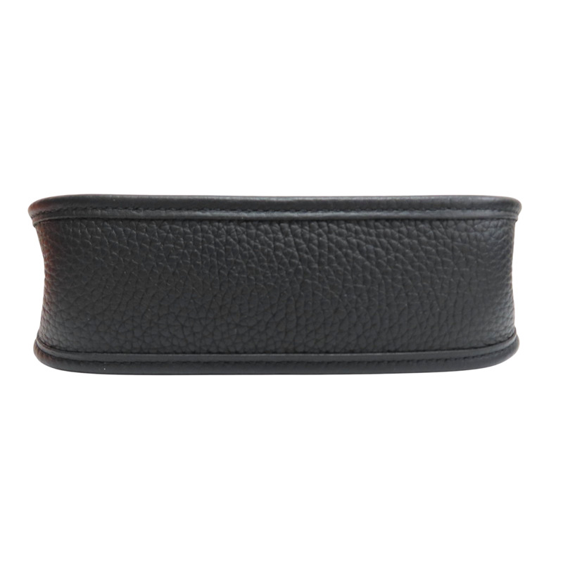 黑色 Taurillon牛皮 Mini Evelyne 肩背包 B刻 金扣【HERMES 愛馬仕】 H069426CC-3