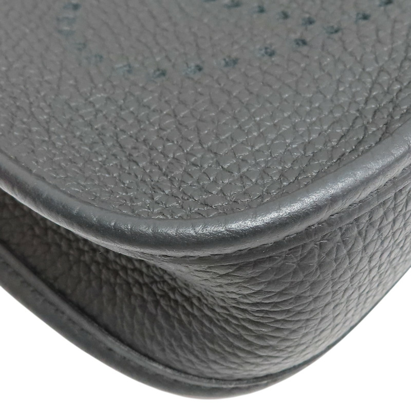 黑色 Taurillon牛皮 Mini Evelyne 肩背包 B刻 金扣【HERMES 愛馬仕】 H069426CC-8