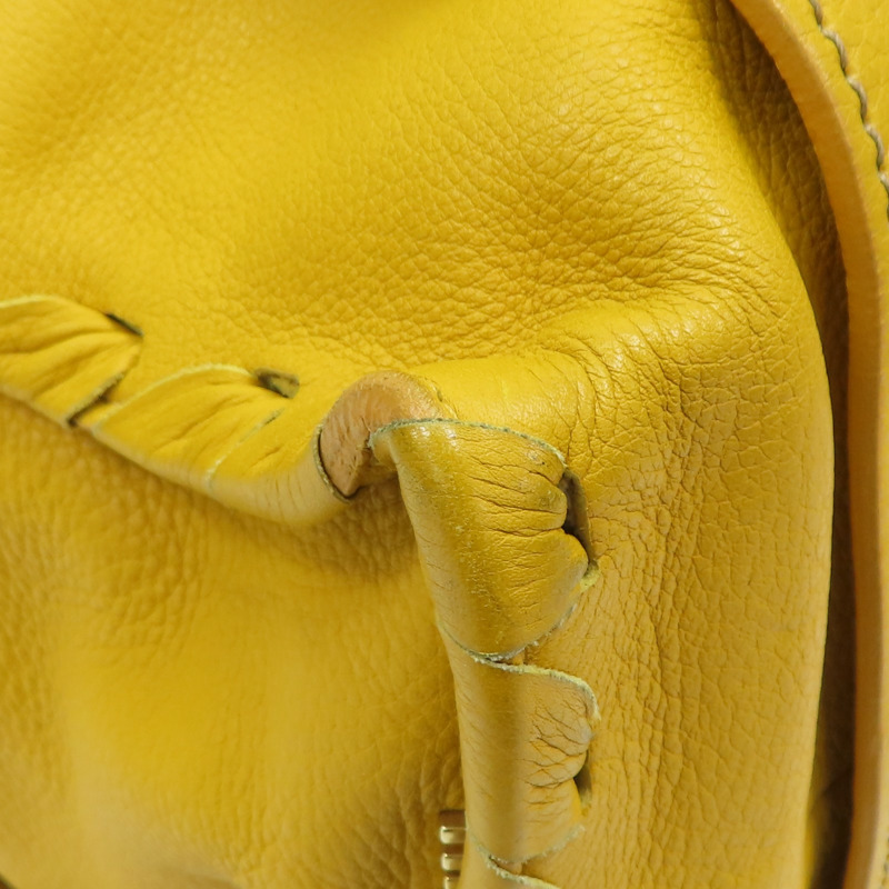黄色 牛皮 托特包 手提包【MIU MIU 繆繆】-11