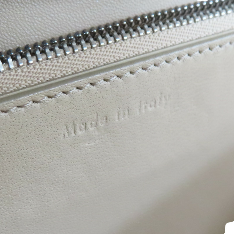 米白色 Box 牛皮 Classic 肩背包【CELINE 賽琳】-8