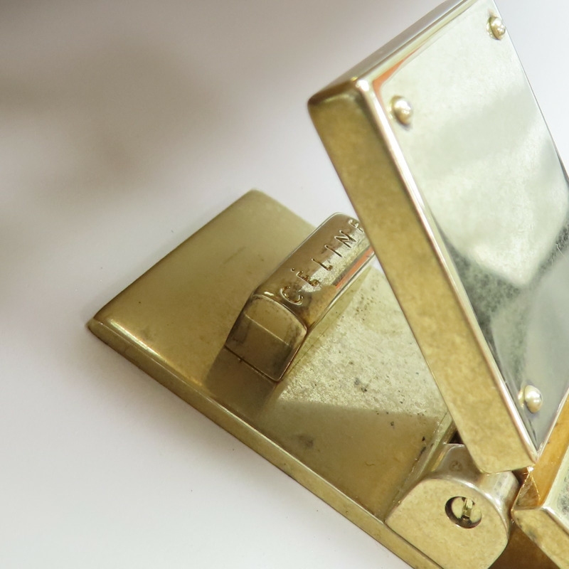 米白色 Box 牛皮 Classic 肩背包【CELINE 賽琳】-10