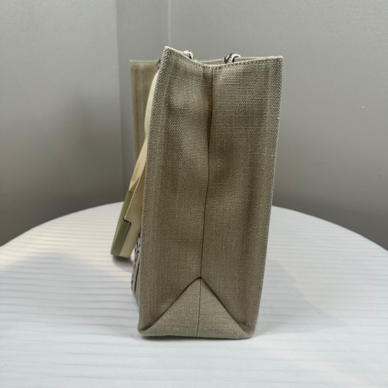 99新 Chloé Woody Tote Bag 中號帆布托特包35x12x27cm-4