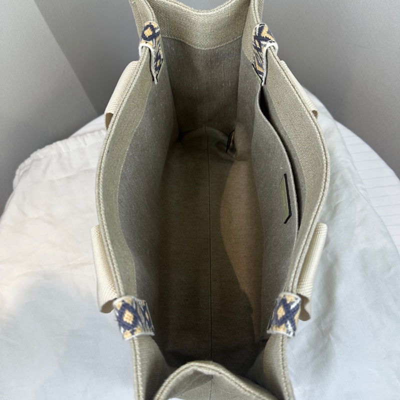 99新 Chloé Woody Tote Bag 中號帆布托特包35x12x27cm-8