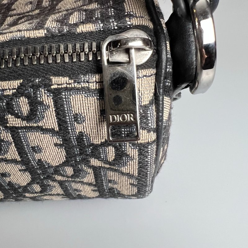 DIOR  老花圓筒包-7