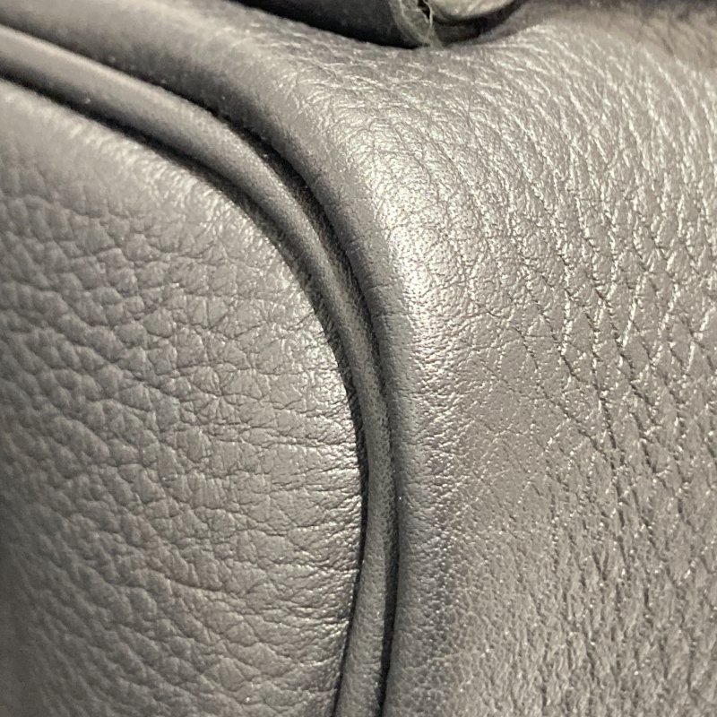 HERMES 愛馬仕 HAC A DOS 肩背包 胸背包  黑色 銀扣 W刻-9