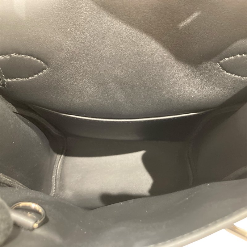 HERMES 愛馬仕 HAC A DOS 肩背包 胸背包  黑色 銀扣 W刻-10