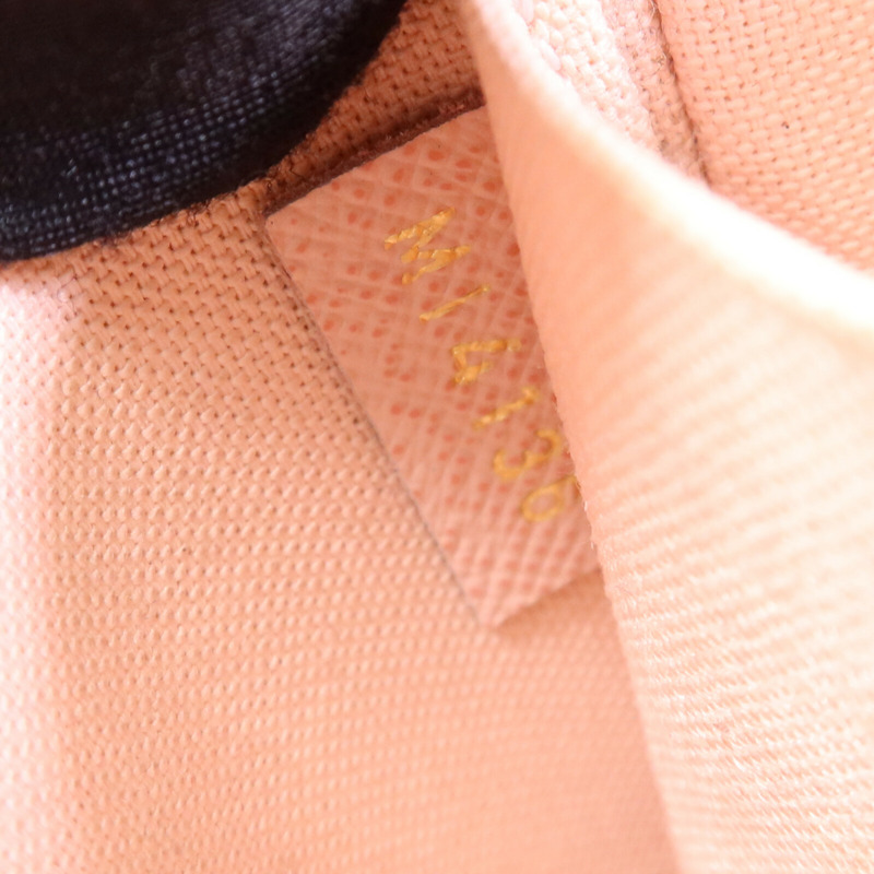 LOUIS VUITTON Damier Azur Pochette Felicie肩背袋-7