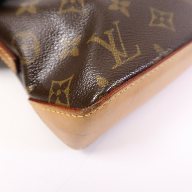 LOUIS VUITTON Monogram Trotteur金扣肩背袋-10